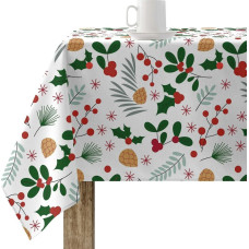 Stain-proof resined tablecloth Belum Merry Christmas Multicolour 100 x 150 cm