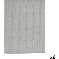 Tablecloth Thin canvas Anti-stain Star 140 x 180 cm Grey (6 Units)