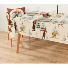 Stain-proof tablecloth Belum Christmas Sky Multicolour 200 x 155 cm