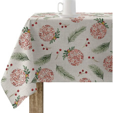 Stain-proof resined tablecloth Belum Merry Christmas Multicolour 100 x 150 cm