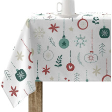 Stain-proof resined tablecloth Belum Merry Christmas Multicolour 100 x 150 cm