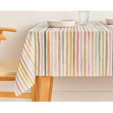 Stain-proof tablecloth Belum Naiara 4-100 Multicolour 100 x 300 cm Striped