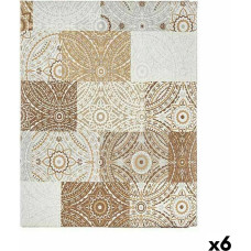 Tablecloth Thin canvas Anti-stain Tile 140 x 180 cm Beige (6 Units)