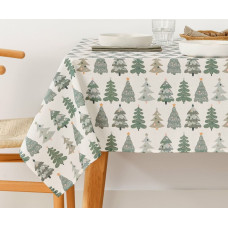 Stain-proof resined tablecloth Belum Merry Christmas Multicolour 100 x 150 cm