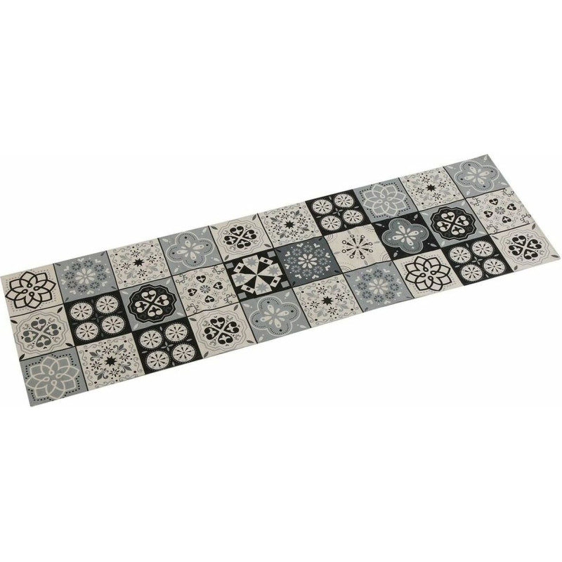 Table Runner Versa Mosaic Black Polyester (44,5 x 0,5 x 154 cm)