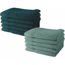 Towels Set TODAY 5 peacock + 5 cecidon 50 x 90 cm (10 Units)