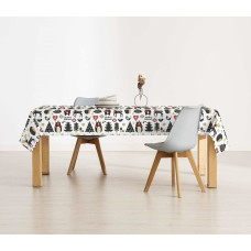 Stain-proof resined tablecloth Belum Merry Christmas Multicolour 300 x 150 cm