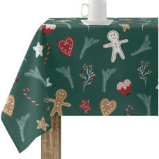 Stain-proof resined tablecloth Belum Merry Christmas Multicolour 100 x 150 cm