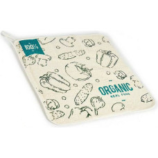 Kitchen Cloth Organic White Green