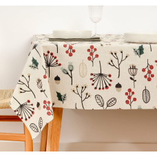 Stain-proof resined tablecloth Belum Merry Christmas Multicolour 100 x 150 cm