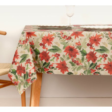 Stain-proof resined tablecloth Belum Merry Christmas Multicolour 300 x 150 cm