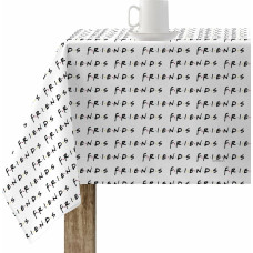 Stain-proof tablecloth Belum Friends White Multicolour 300 x 150 cm