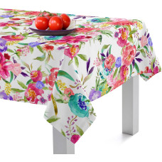 Tablecloth HappyFriday Pink bloom Multicolour 150 x 150 cm