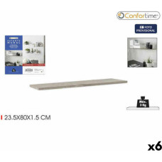 Planken Confortime Mural Koks MDF Pludošana 6 gb. 23,5 x 80 x 1,5 cm