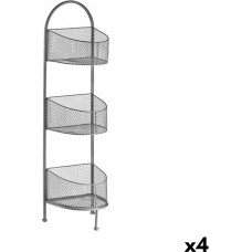 Plaukti Sudrabains Metāls 21,2 x 97 x 28,5 cm (4 gb.)