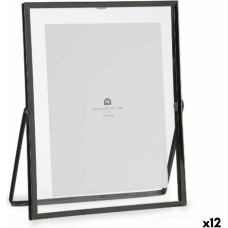 Photo frame Black Metal Glass Plastic 20,5 x 1 x 25,2 cm (12 Units)