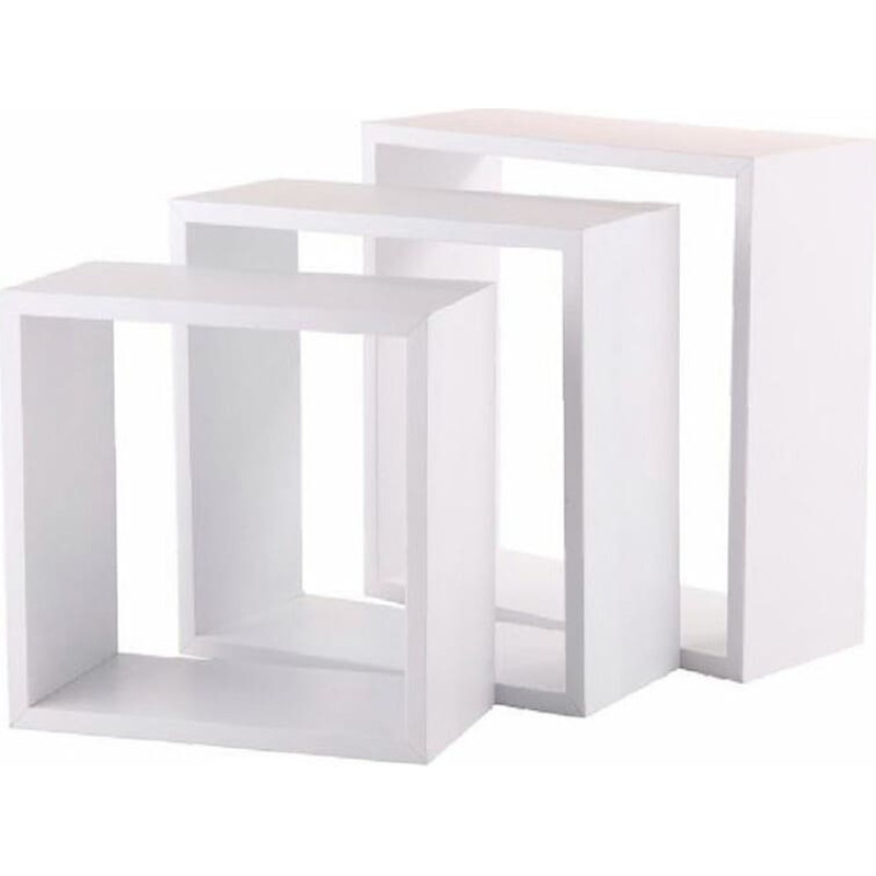 Shelves 5five Cubes White 3 Pieces MDF Wood