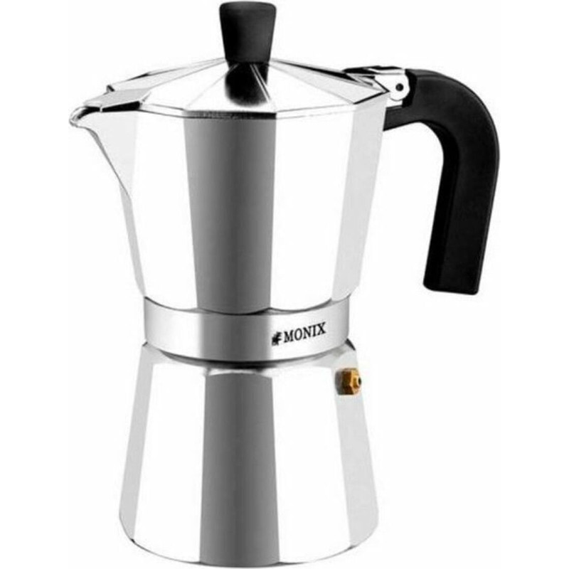 Italian Coffee Pot Monix Braisogona_M620009 Steel Aluminium 9 Cups