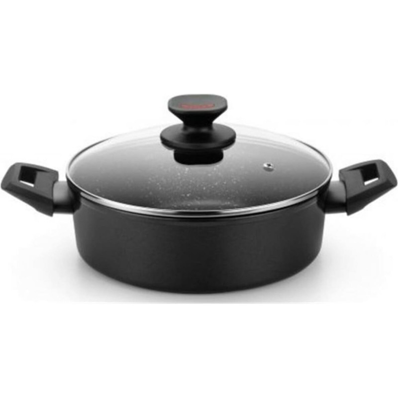 Casserole Monix TITAN ROCK Ø 28 cm Black