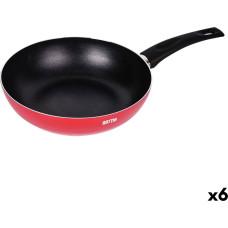 Wok Pan Quttin Infinity Red 28,3 x 47 x 10 cm