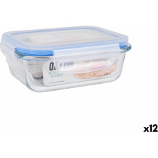 Hermetic Lunch Box Quttin Rectangular 375 ml (12 Units)