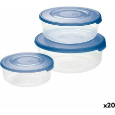 Set of lunch boxes Tontarelli Family Circular 3 Pieces (20 Units)