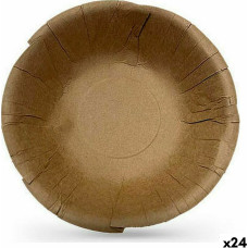 Set of bowls Algon Disposable kraft paper 6 Pieces 450 ml (24 Units)