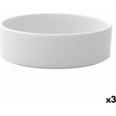 Salad Bowl Ariane Prime Ceramic White Ø 21 cm (3 Units)