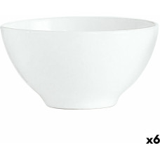 Bowl Luminarc Blanc Breakfast White Glass (500 ml) (6 Units)