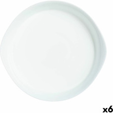 Pasniegšanas Plate Luminarc Smart Cuisine Apaļa Balts Stikls Ø 28 cm (6 gb.)