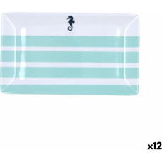 Uzkodu paplāte Quid Atlantic Daudzkrāsains Bioplastika 25 x 15 x 2 cm (12 gb.)