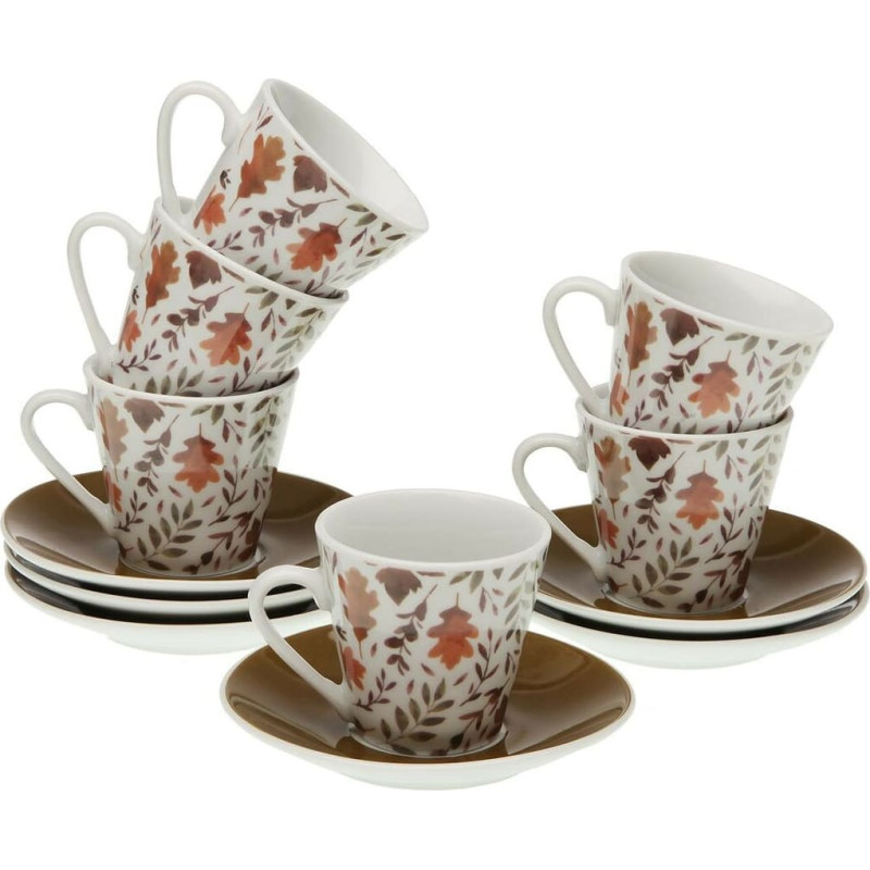 Piece Coffee Cup Set Versa Aia Porcelain (6 Pieces)