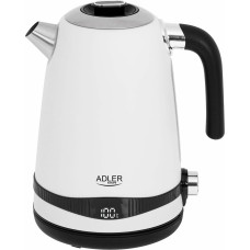 Kettle Adler White Stainless steel 2200 W 1,7 L