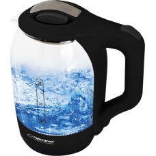 Kettle Esperanza EKK025K  Black Multicolour Glass Plastic 1500 W 1,7 L