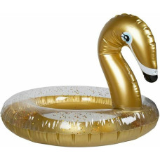 Inflatable Pool Float Swim Essentials Swan Glitter