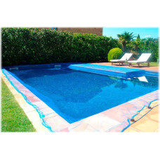 Swimming Pool Cover Fun&Go Leaf Pool Blue (4 x 4 m)