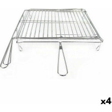 Grill Algon Chromed Rotating Silver 45 x 50 x 9 cm (4 Units)