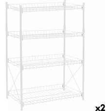 Plaukti Confortime Metāls Balts 52 x 34 x 86 cm (2 gb.)