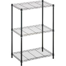 Shelves 56 x 35 x 80 cm Black Metal Plastic