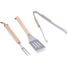 Barbecue utensils EDM 5,5 x 25 cm / 39 cm / 35 cm