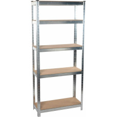 Shelves Kinzo Wood Stainless steel 5 Shelves 750 kg 75 x 30 x 172 cm