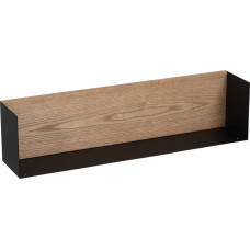 Shelves Brown Black Wood Iron 60 x 12 x 15 cm