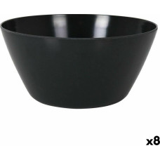 Salad Bowl La Mediterránea Melamin Anthracite (8 Units)