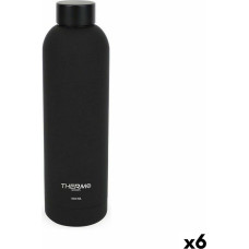 Thermal Bottle ThermoSport Soft Touch Black 1 L (6 Units)