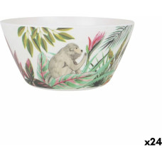 Salad Bowl Alfares Melamin Jungle 25 x 12 cm (24 Units)