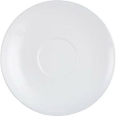 Plate Arcoroc Restaurant Coffee White Glass 6 Pieces