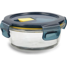 Hermetic Lunch Box Quid Astral 400 ml 14 x 14 x 6 cm Blue Glass