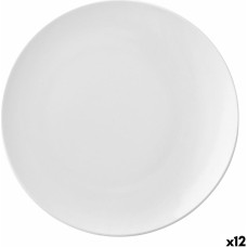 Flat plate Ariane Vital Coupe Ceramic White (Ø 18 cm) (12 Units)