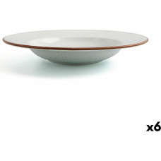 Deep Plate Ariane Terra Ceramic Beige (Ø 26 cm) (6 Units)