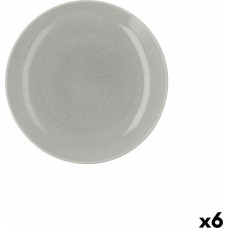 Flat plate Ariane Porous Ceramic Green Ø 27 cm (6 Units)